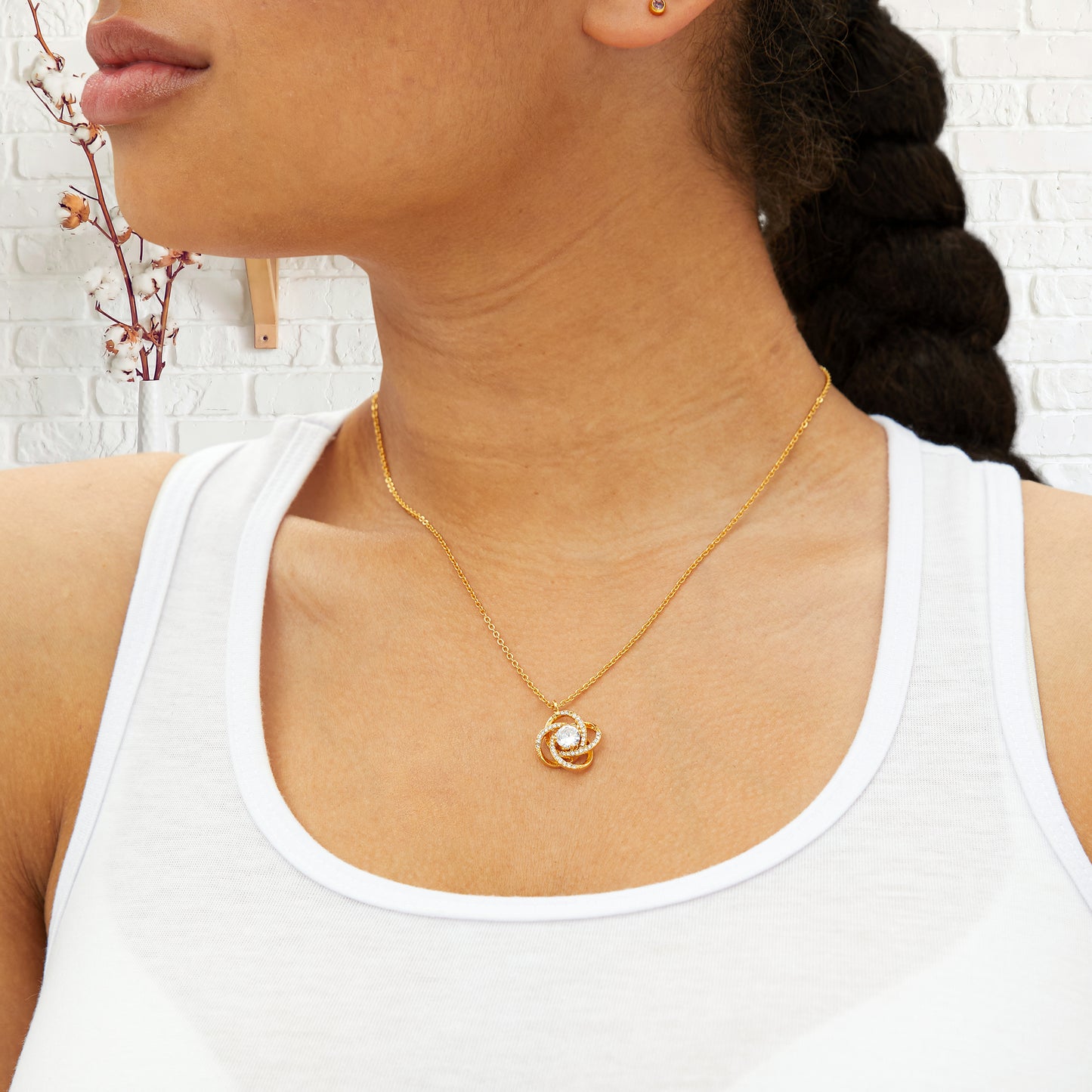 “Beautiful Journey” Love Knot Necklace