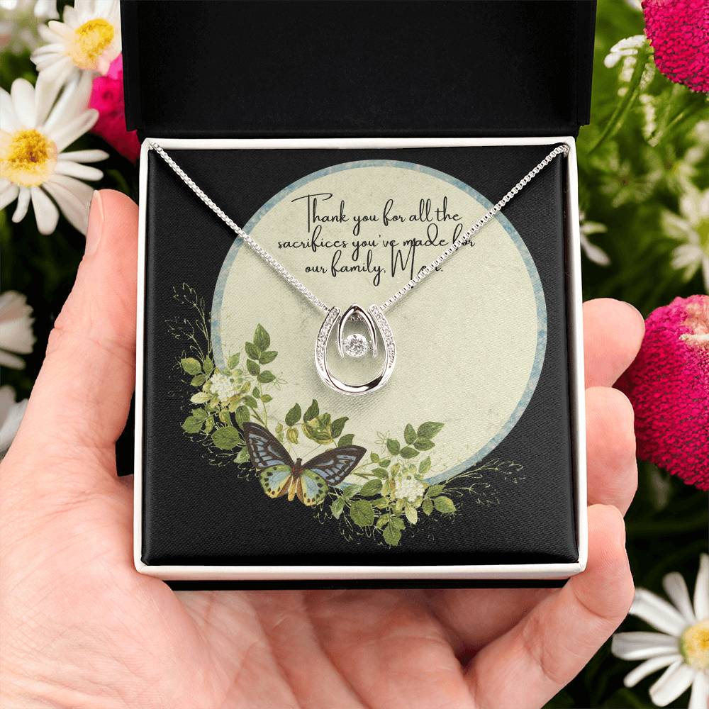 "Selfless Love" Necklace - White Gold