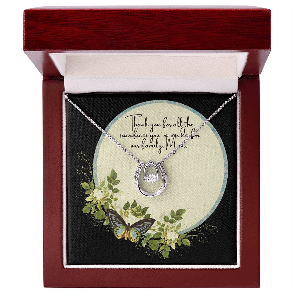 "Selfless Love" Necklace - White Gold