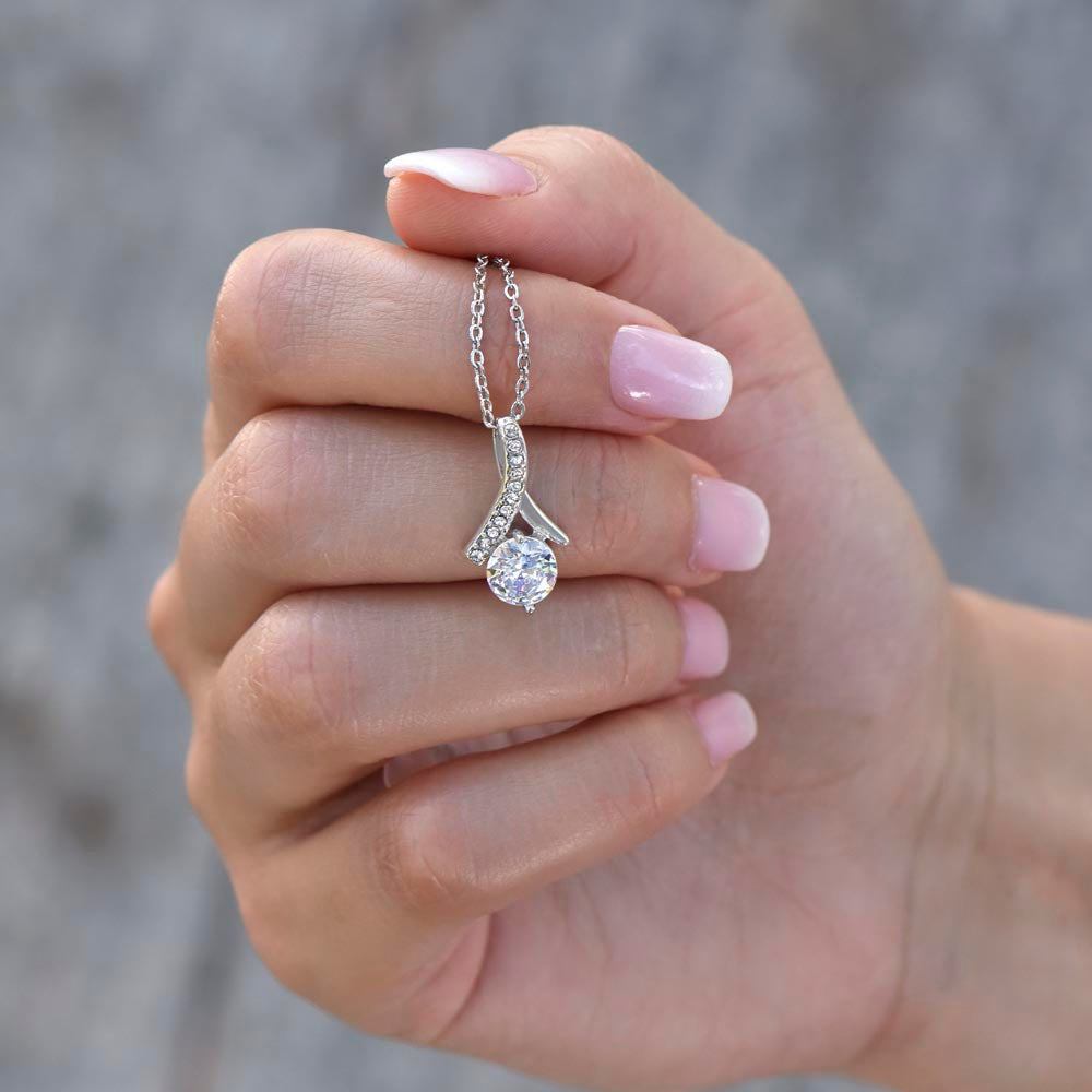 “My Darling” Alluring Beauty Necklace - White or Yellow Gold