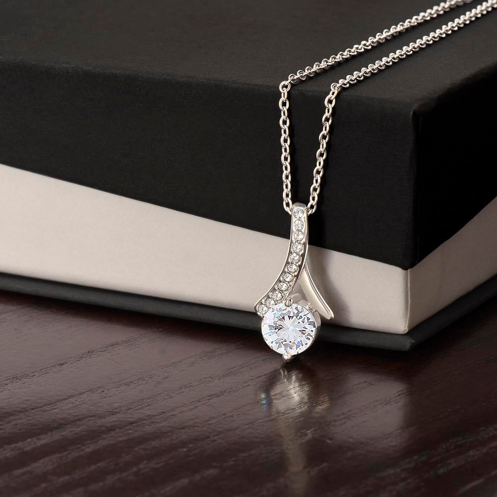 "My Rock" Necklace - White or Yellow Gold