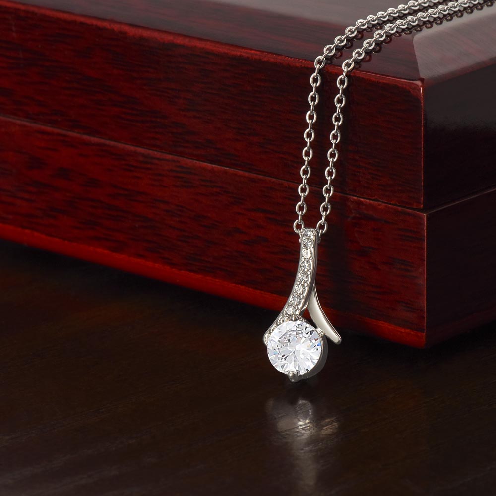 "My Rock" Necklace - White or Yellow Gold