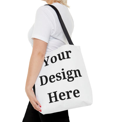 Woman carrying small tote bag over shoulder while walking.