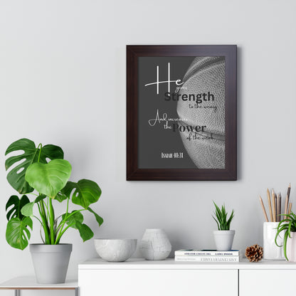 Isaiah 40:31 Framed Wall Art