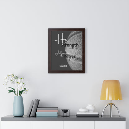 Isaiah 40:31 Framed Wall Art