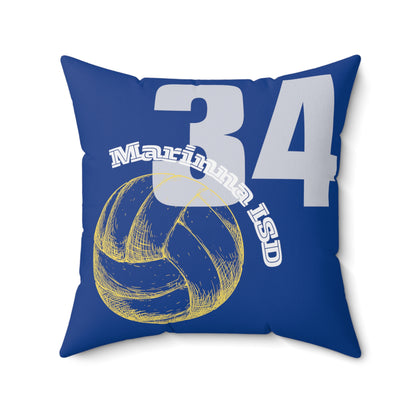 Volleyball Throw Pillow - Personalized Sports Pillow