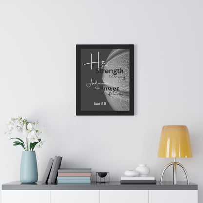 Isaiah 40:31 Framed Wall Art