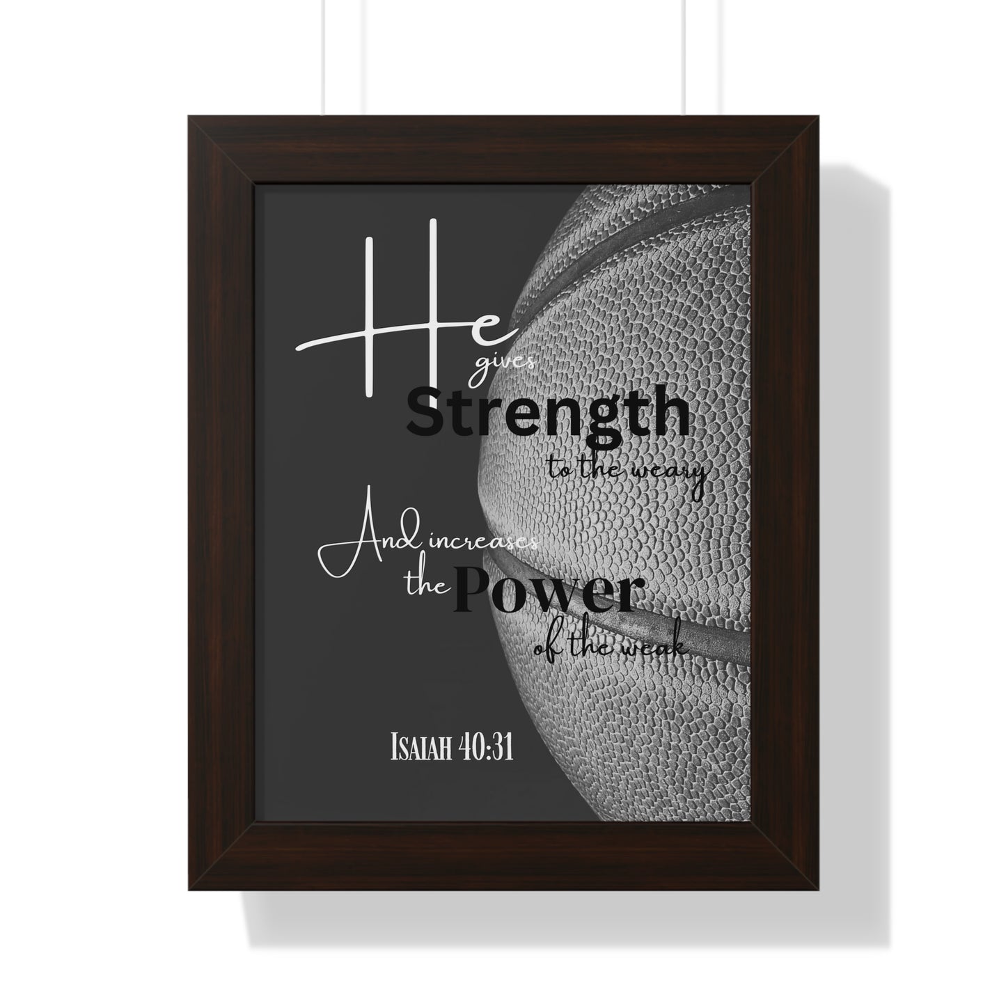 Isaiah 40:31 Framed Wall Art