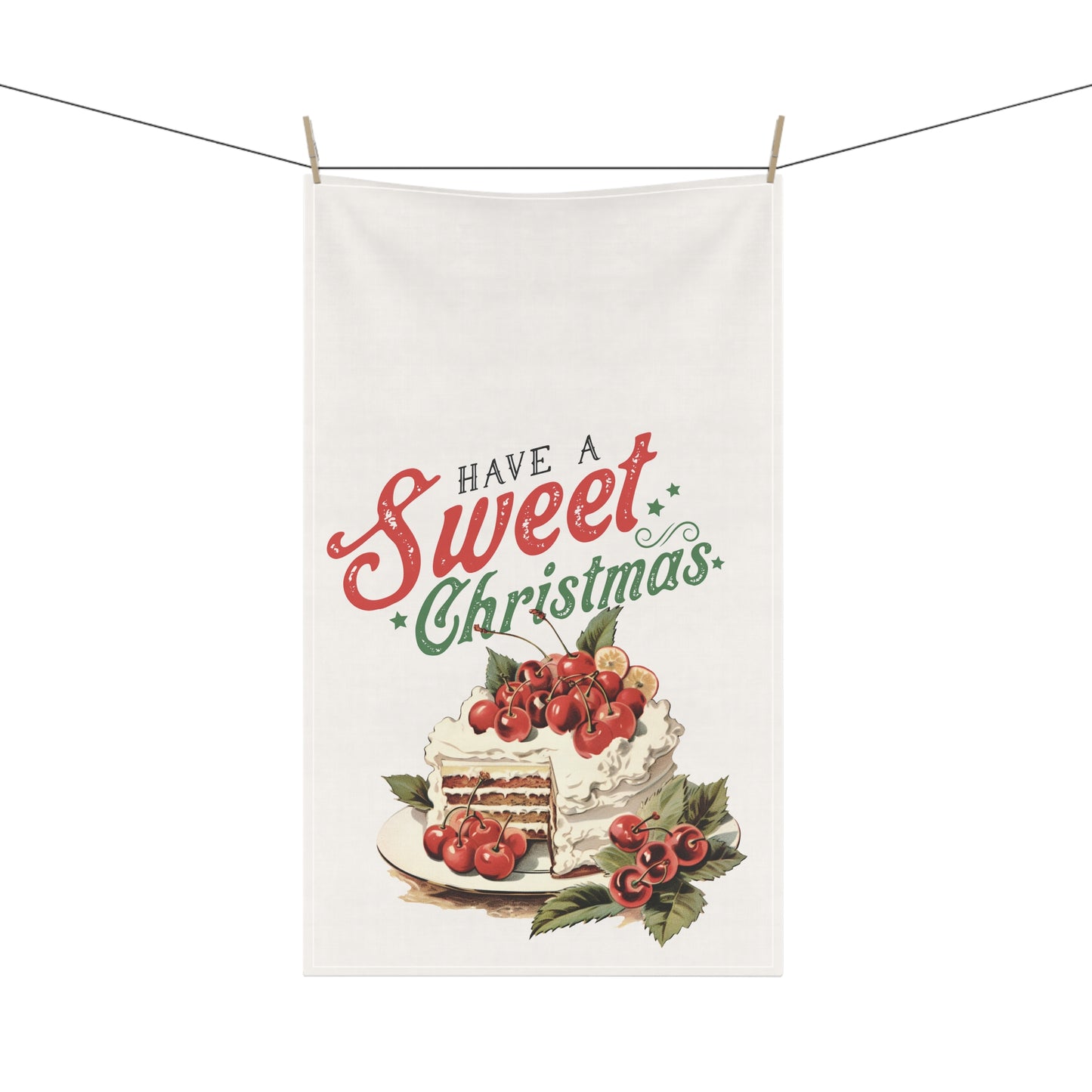 18x30” Sweet Christmas Kitchen Towel