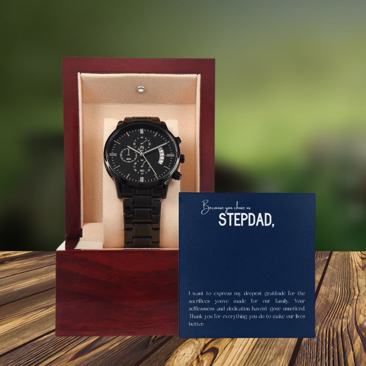 "Deepest Gratitude" Men's Cronograph Watch