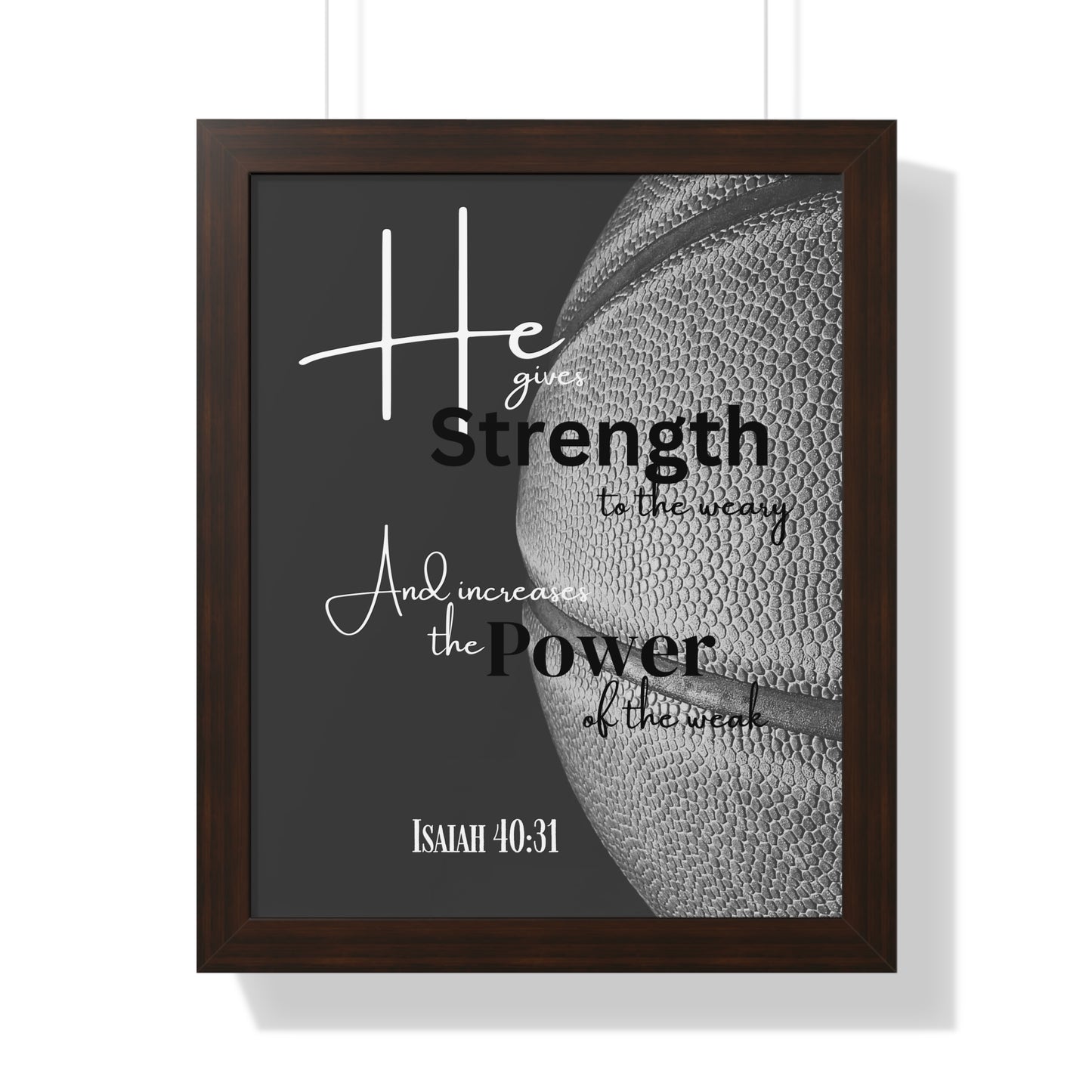 Isaiah 40:31 Framed Wall Art