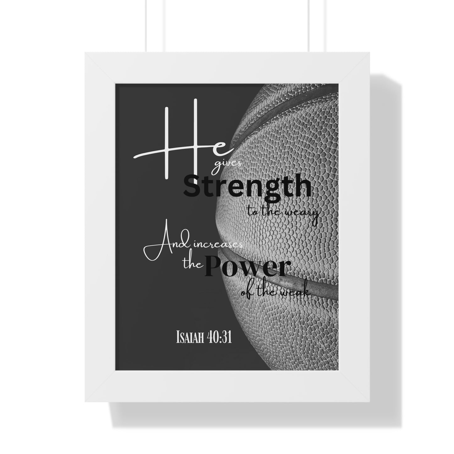 Isaiah 40:31 Framed Wall Art