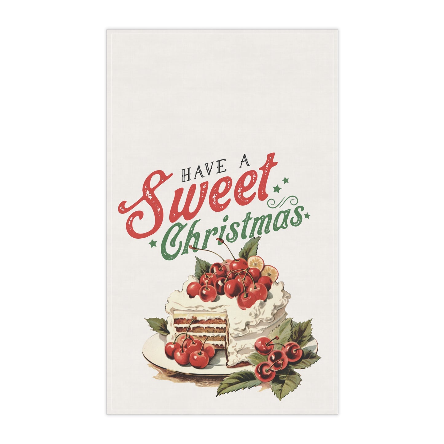 18x30” Sweet Christmas Kitchen Towel