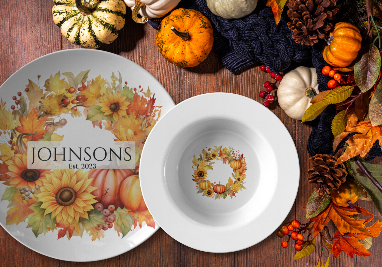 Fall Dinnerware - Pumpkin Patch Collection Style 5