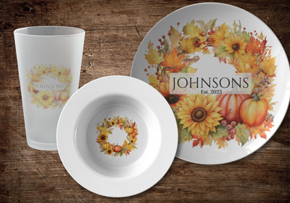 Fall Dinnerware - Pumpkin Patch Collection Style 5