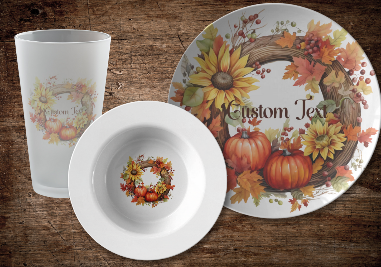 Fall Dinnerware - Pumpkin Patch Collection Style 6