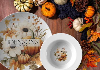 Fall Dinnerware - Pumpkin Patch Collection Style 3