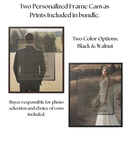 Description of Vows STY 2 - Set of 2 Wedding Vows