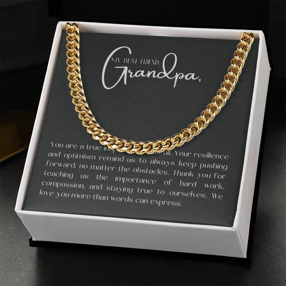 “My Best Friend. Grandpa” Necklace