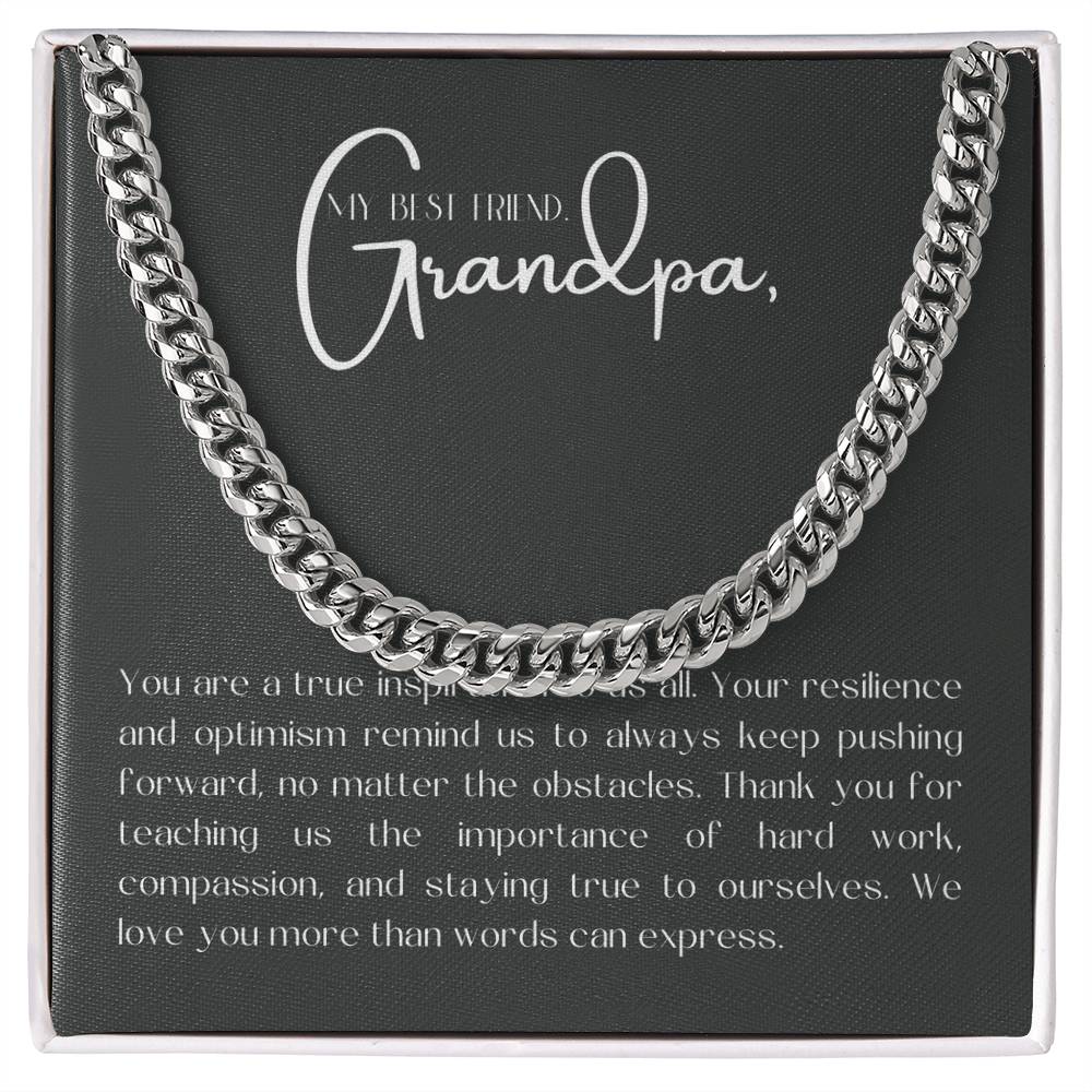 “My Best Friend. Grandpa” Necklace