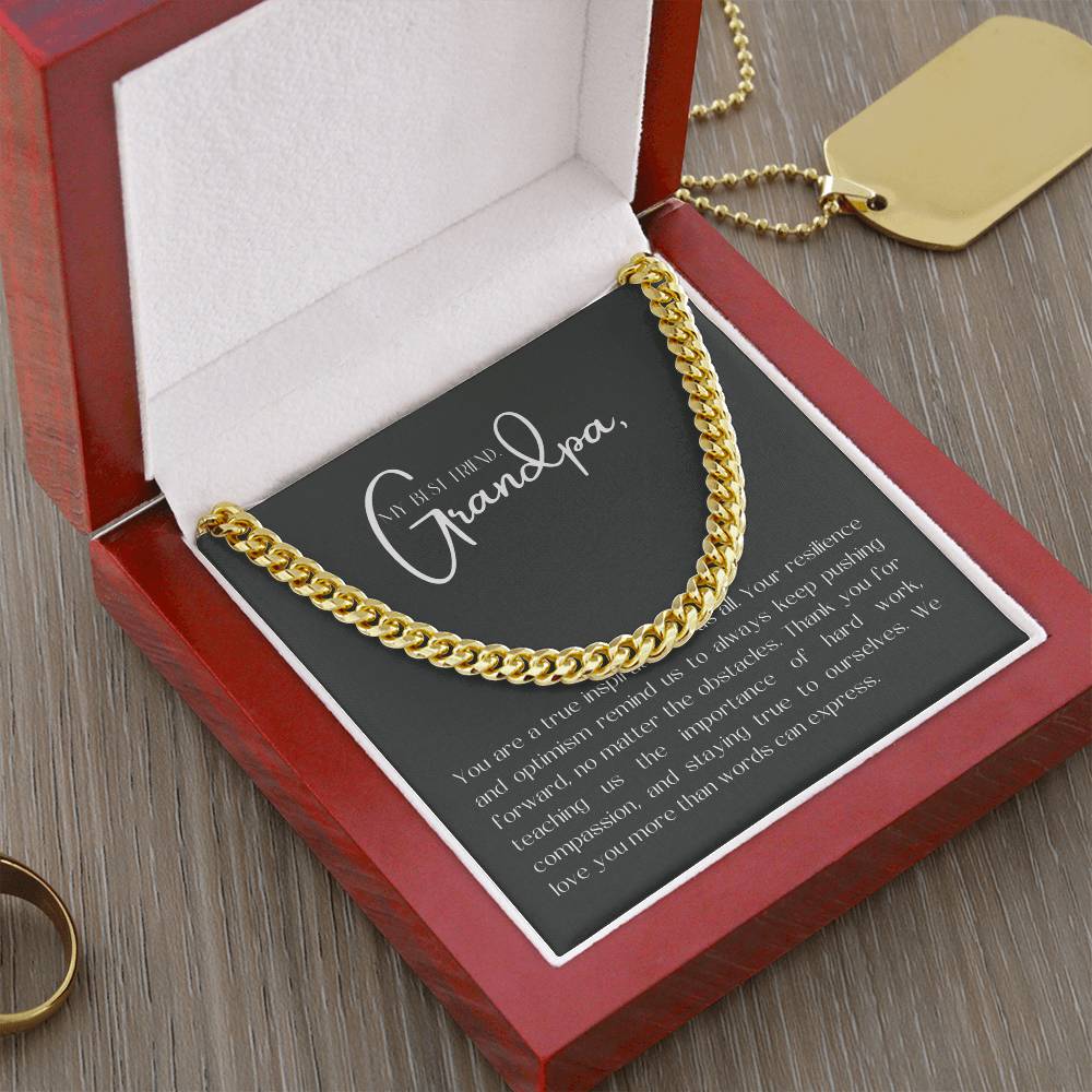 “My Best Friend. Grandpa” Necklace