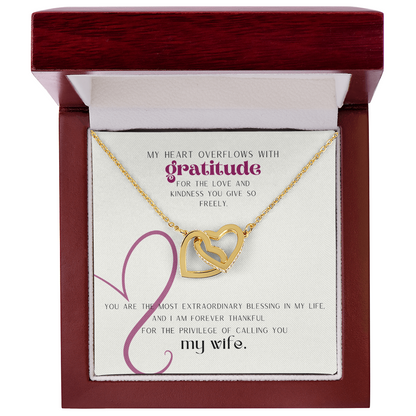 “Gratitude” Necklace - White or Yellow Gold