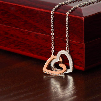 Twin Hearts “My Love” Necklace