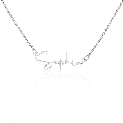 Personalized “Signature” Necklace