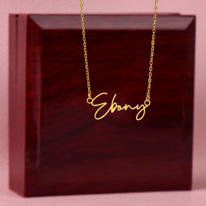 Personalized “Signature” Necklace