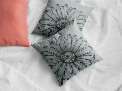 “Bella Fiori” Square Throw Pillow