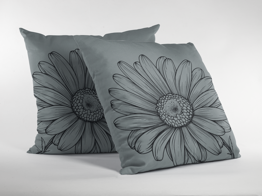 “Bella Fiori” Square Throw Pillow