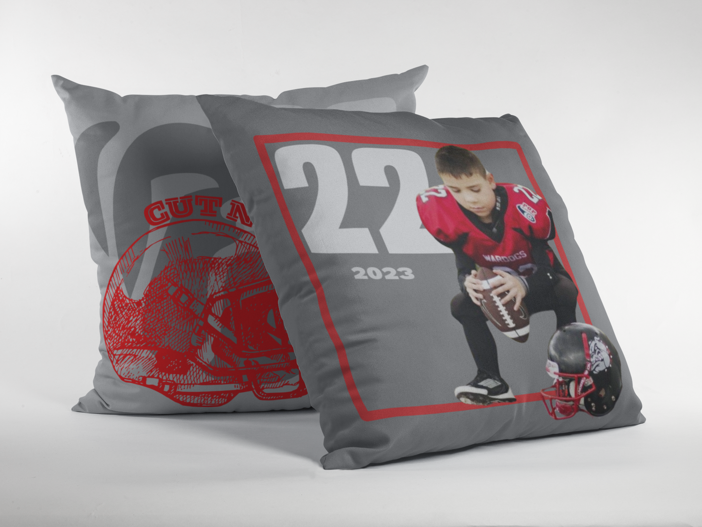 Football Throw Pillow - Personalized Sports Pillow