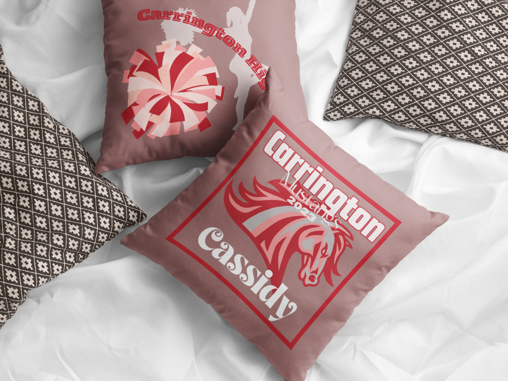 Cheerleader Throw Pillow