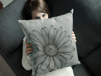 “Bella Fiori” Square Throw Pillow